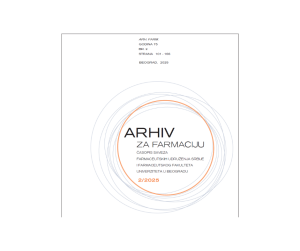 Arhiv za farmaciju br 2